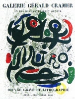 Joan Mir: Galerie Cramer, 1969