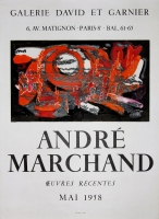 Andr Marchand: Galerie David et Garnier, 1958
