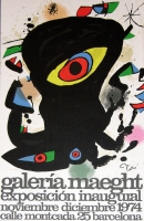 Joan Mir: Galerie Maeght - Barcelona, 1974