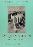 Jacques Villon: Galerie Louis Carr, 1954