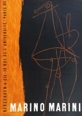 Marino Marini: Galerie Berggruen, 1955